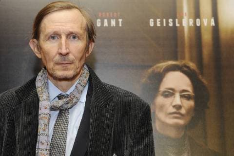 Czech actor Vladimir Javorsky attends the premiere of the Milada film in Prague, Czech Republic, on October 31, 2017. Milada Horakova (1901-1950) was a Czech politician, which was executed on charges of conspiracy and treason by Communist Party of Czechoslovakia. She was cleared of all charges in the 1990s, her execution was a judicial murder. (CTKxPhoto OndrejxDeml) CTKPhotoP201710310993901  dml 006