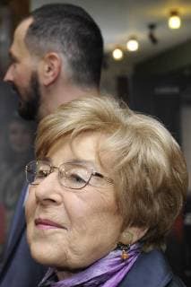 Jana Kanska, daughter of Milada Horakova, attends the premiere of the Milada film in Prague, Czech Republic, on October 31, 2017. Milada Horakova (1901-1950) was a Czech politician, which was executed on charges of conspiracy and treason by Communist Party of Czechoslovakia. She was cleared of all charges in the 1990s, her execution was a judicial murder. (CTKxPhoto OndrejxDeml) CTKPhotoP201710311027801  dml 013