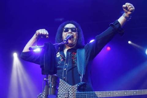 October 31, 2017 - EUM20171031ESP04.JPG.CIUDAD DE MEXICO Music Musica-Gene Simons.- Presentacion del musico estadounidense Gene Simmons en el escenario del Pepsi Center, la noche del 30 de octubre de 2017. Foto: Agencia EL UNIVERSAL EVZ Mexico City Mexico  - ZUMAu78_ 20171031_zaf_u78_002 Copyright: xIrvinxOlivaresx