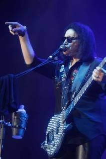 October 31, 2017 - EUM20171031ESP06.JPG.CIUDAD DE MEXICO Music Musica-Gene Simons.- Presentacion del musico estadounidense Gene Simmons en el escenario del Pepsi Center, la noche del 30 de octubre de 2017. Foto: Agencia EL UNIVERSAL EVZ Mexico City Mexico  - ZUMAu78_ 20171031_zaf_u78_003 Copyright: xIrvinxOlivaresx