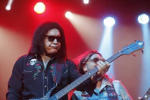 October 31, 2017 - EUM20171031ESP07.JPG.CIUDAD DE MEXICO Music Musica-Gene Simons.- Presentacion del musico estadounidense Gene Simmons en el escenario del Pepsi Center, la noche del 30 de octubre de 2017. Foto: Agencia EL UNIVERSAL EVZ Mexico City Mexico  - ZUMAu78_ 20171031_zaf_u78_005 Copyright: xIrvinxOlivaresx