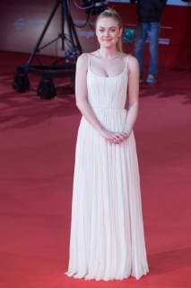 Rome: Dakota Fanning at Film Fest US actress Dakota Fanning during the red Carpet of the movie Please Stand By on the sixth day of the Rome Film Festival. Rome Italy Auditorium Parco della Musica  MatteoxNardone