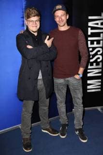 Philipp J and Ben Blaskovic at the Premiere the Cinema in in Monopoly Cinema Munich 31 10 2017 Foto:xP.xSchönbergerx xFuturexImage
