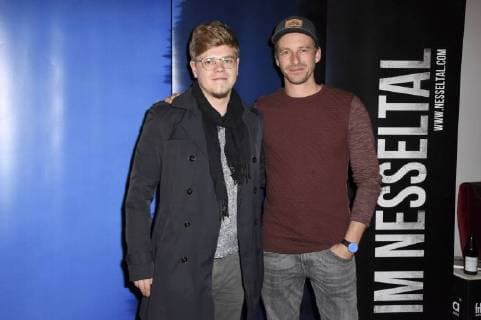 Philipp J and Ben Blaskovic at the Premiere the Cinema in in Monopoly Cinema Munich 31 10 2017 Foto:xP.xSchönbergerx xFuturexImage