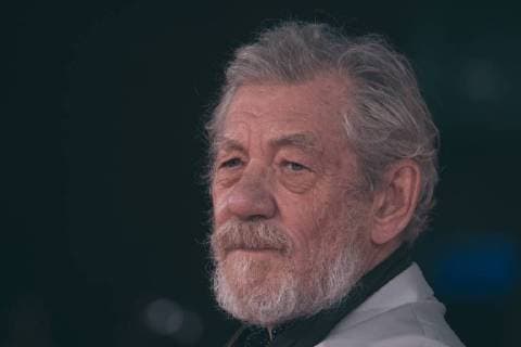November 1, 2017 - Rome, Italy - Ian McKellen walks a red carpet for Ian McKellen: Playing The Part during the 12th Rome Film Fest at Auditorium Parco Della Musica on November 1, 2017 in Rome Rome Italy  - ZUMAn230 20171101_zaa_n230_348 Copyright: xLucaxCarlinox