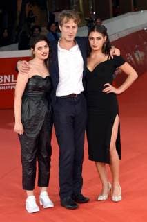 Rome Cinema Fest 2017. Rome Film Festival. Red Carpet film One of these days . Pictured: Director Nadim Tabet between Manal Issa and Yumma Marwan  Copyright: xMaurizioxD Avanzox xIPAx xMaurizioxDxAvanzox