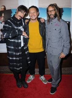 November 1, 2017 - Santa Monica, CA, U.S. - 01 November 2017 - Santa Monica, California - Anthony Kiedis, Takuji Masuda, Tony Alva. Bunker77 Los Angeles Premiere held at Aero Theater in Santa Monica. Photo Credit: AdMedia Santa Monica U.S. - ZUMAa123 20171101_zaa_a123_133 Copyright: xBirdiexThompsonx