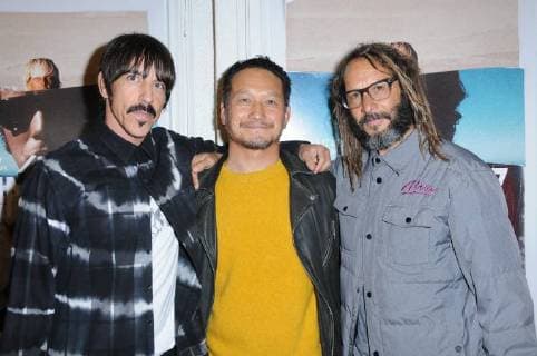 November 1, 2017 - Santa Monica, CA, U.S. - 01 November 2017 - Santa Monica, California - Anthony Kiedis, Takuji Masuda, Tony Alva. Bunker77 Los Angeles Premiere held at Aero Theater in Santa Monica. Photo Credit: AdMedia Santa Monica U.S. - ZUMAa123 20171101_zaa_a123_138 Copyright: xBirdiexThompsonx