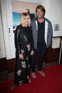 SANTA MONICA CA NOVEMBER 1 Kim Gordon Jamie Brisick at the Los Angeles Premiere of documentary Bunker77 at the Aero Theater in Santa Monica California on November 1 2017 Copyright: xFayexSadoux