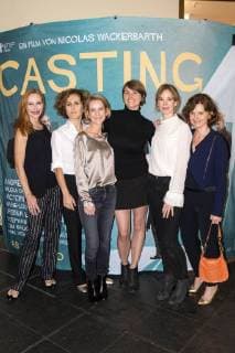 Andrea Sawatzki Marie Lou Sellem Judith Angel Nicole Marischka Milena thirty and Victoria Trauttmansdorff at the Premiere the Cinema Casting in Cinema Paris Berlin 01 11 2017 Foto:xK.xWernerx xFuturexImage