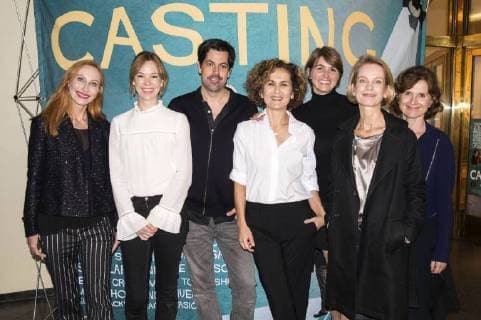 Andrea Sawatzki Milena thirty Nicolas Wackerbarth Marie Lou Sellem Nicole Marischka Judith Angel and Victoria Trauttmansdorff at the Premiere the Cinema Casting in Cinema Paris Berlin 01 11 2017 Foto:xK.xWernerx xFuturexImage