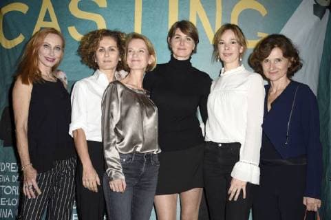 Andrea Sawatzki Marie Lou Sellem Judith Angel Nicole Marischka Milena thirty and Victoria Trauttmansdorff at the Premiere the Cinema Casting in Cinema Paris Berlin 01 11 2017 Foto:xF.xKernx xFuturexImage