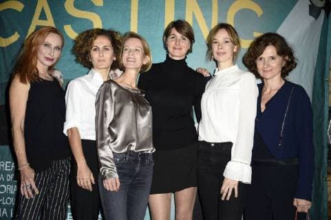 Andrea Sawatzki Marie Lou Sellem Judith Angel Nicole Marischka Milena thirty and Victoria Trauttmansdorff at the Premiere the Cinema Casting in Cinema Paris Berlin 01 11 2017 Foto:xF.xKernx xFuturexImage