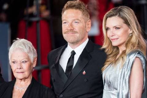 November 2, 2017 - London, London, UK - London, UK. JUDI DENCH, KENNETH BRANAGH and MICHELLE PFEIFFER attends the world film premiere of Murder On The Orient Express London UK  - ZUMAl94_ 20171102_zaf_l94_084 Copyright: xRayxTangx