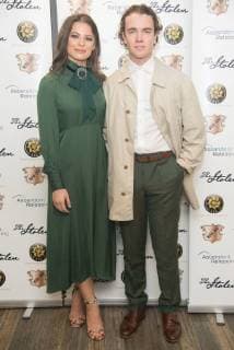 The Stolen Premiere London.UK. Ross McCormack and guest at The World Premiere of The Stolen at The Odeon Covent Garden, London. 2nd November 2017. LMK370-S893-031117 