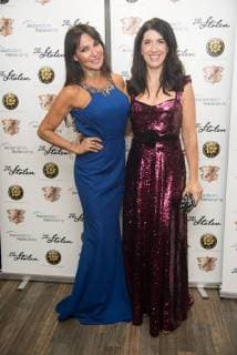The Stolen Premiere London.UK. Lizzie Cundy and Emily Corcoran at The World Premiere of The Stolen at The Odeon Covent Garden, London. 2nd November 2017. LMK370-S893-031117 