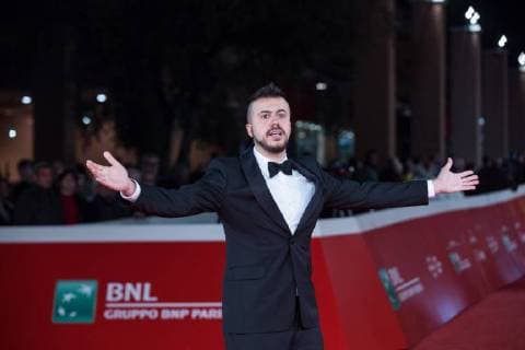 Rome Film Fest: NYsferatu Director Andrea Mastrovito at the Red Carpet of movie NYsferatu - Symphony of a Century on November 3, 2017. Roma RM Italy Auditorium Parco della Musica  MatteoxNardone
