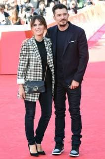 Rome Cinema Fest 2017. Rome Film Festival. Red carpet Orlando Bloom. Pictured: Orlando Bloom with Maya Sansa  Copyright: xMaurizioxD Avanzox xIPAx xMaurizioxDxAvanzox