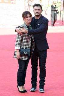Rome Cinema Fest 2017. Rome Film Festival. Red carpet Orlando Bloom. Pictured: Orlando Bloom with Maya Sansa  Copyright: xMaurizioxD Avanzox xIPAx xMaurizioxDxAvanzox