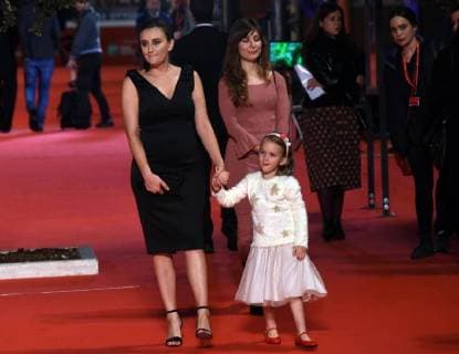 Foto IPP Gioia Botteghi Roma 04 11 2017 Festa del cinema Red carpet in onore del regista David Lynch nella foto la moglie Emily Stofle e la figlia Lula Boginia Italy Photo Press - World Copyright  0