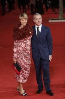 Giampaolo Letta con la moglie Rossana Roma 04 11 2017. Auditorium parco della Musica. Festa del Cinema di Roma 2017. Rome November 4th 2017. Rome Film Fest 2017 Foto Samantha Zucchi Insidefoto SamanthaxZucchi