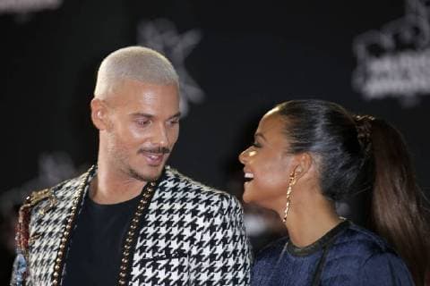 19e edition des NRJ Music Awards a Cannes. Photo: Laurent Guerin E Press Photo Christina Milian;Matt Pokora Cannes France  559222