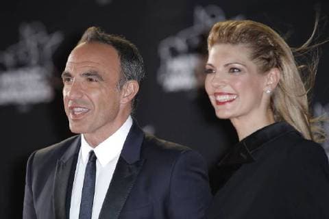 19e edition des NRJ Music Awards a Cannes. Photo: Laurent Guerin E Press Photo Nikos Aliagas;Tina Grigoriou Cannes France  559222
