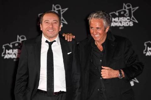 Patrick Timsit and Richard Anconina CELEBRITES NRJ Music Awards 2017 Cannes 04 11 2017 LionelUrman Panoramic 