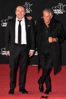 Patrick Timsit and Richard Anconina CELEBRITES NRJ Music Awards 2017 Cannes 04 11 2017 LionelUrman Panoramic 
