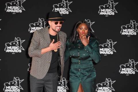 Youssef Akdim a k a Lartiste and Awa Imani CELEBRITES NRJ Music Awards 2017 Cannes 04 11 2017 LionelUrman Panoramic 