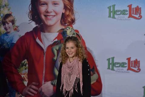 Actress Hedda Erlebach posing at 05 11 2017 in Cologne at the Premiere the Movie Witch Lila saves Christmas