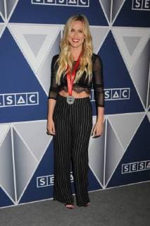 November 5, 2017 - Nashville, Tennessee, U.S. - 05 November 2017 - Nashville, Tennessee - Caroline Hobby. 2017 SESAC Nashville Music Awards honoring the songwriters and music publishers behind the years most-performed Country and Americana songs held at the Country Music Hall of Fame and Museum. Photo Credit: Dara-Michelle Farr AdMedia Nashville U.S. - ZUMAa123 20171105_zaa_a123_020 Copyright: xDara-MichellexFarrAdmediax
