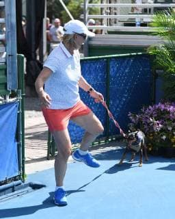 DELRAY BEACH FL NOVEMBER 04 Martina Navratilova attends the Chris Evert Raymond James Pro Celebrity Tennis Classic at the Delray Beach Tennis Center on November 4 2017 in Delray Beach Florida Copyright: xmpi04x