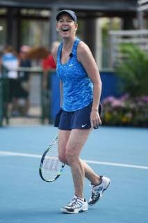 DELRAY BEACH FL NOVEMBER 04 Chris Evert attends the Chris Evert Raymond James Pro Celebrity Tennis Classic at the Delray Beach Tennis Center on November 4 2017 in Delray Beach Florida Copyright: xmpi04x