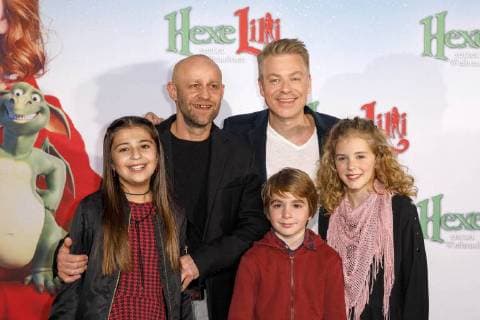 Hila Jürgen Vogel Claudio Magno Michael Mittermeier and Hedda Erlebach at the Premiere the Cinema Witch Lila saves Christmas in Cinedom Cologne 05 11 2017 Foto:xC.xHardtx xFuturexImage