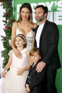 Alessandra Ambrosio and Jamie Mazur with theirs Children Anja and Noah at the Daddy S Home 2 Film Premiere at 5 11 2017 in Los Angeles Daddy S Home 2 Film premiere in Los Angeles 2017