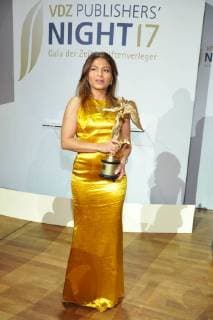 Ensaf Haider Preistraegerin VDZ Publishers Night 2017 Award ceremony the Golden Victoria in the the German in Berlin at 06 11 2017