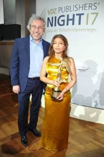 CAN Ensaf Haider VDZ Publishers Night 2017 Award ceremony the Golden Victoria in the the German in Berlin at 06 11 2017