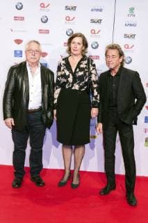 Wolf Biermann with Wife Pamela Rüsche and Peter Maffay at the VDZ Publishers Night 2017 in the Telekom Representation Berlin 06 11 2017 Foto:xK.xWernerx xFuturexImage