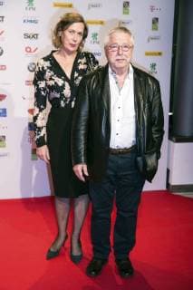 Wolf Biermann with Wife Pamela Rüsche at the VDZ Publishers Night 2017 in the Telekom Representation Berlin 06 11 2017 Foto:xK.xWernerx xFuturexImage