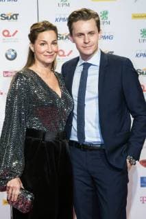 Alexandra Kamp with Brother Nicolas Kamp at the VDZ Publishers Night 2017 in the Telekom Representation Berlin 06 11 2017 Foto:xK.xWernerx xFuturexImage