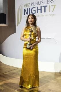 Ensaf Haidar at the VDZ Publishers Night 2017 in the Telekom Representation Berlin 06 11 2017 Foto:xK.xWernerx xFuturexImage