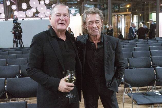 Burghart Klaußner and Peter Maffay at the VDZ Publishers Night 2017 in the Telekom Representation Berlin 06 11 2017 Foto:xK.xWernerx xFuturexImage