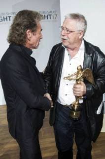 Peter Maffay and Wolf Biermann at the VDZ Publishers Night 2017 in the Telekom Representation Berlin 06 11 2017 Foto:xK.xWernerx xFuturexImage