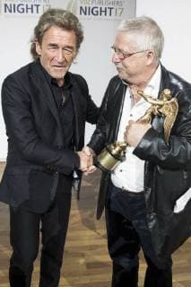 Peter Maffay and Wolf Biermann at the VDZ Publishers Night 2017 in the Telekom Representation Berlin 06 11 2017 Foto:xK.xWernerx xFuturexImage
