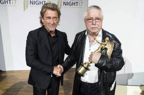 Peter Maffay and Wolf Biermann at the VDZ Publishers Night 2017 in the Telekom Representation Berlin 06 11 2017 Foto:xK.xWernerx xFuturexImage