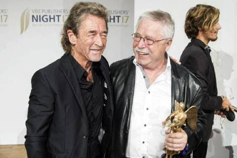 Peter Maffay and Wolf Biermann at the VDZ Publishers Night 2017 in the Telekom Representation Berlin 06 11 2017 Foto:xK.xWernerx xFuturexImage