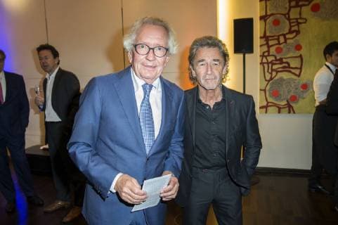 Stephan HOLTHOFF Porter and Peter Maffay at the VDZ Publishers Night 2017 in the Telekom Representation Berlin 06 11 2017 Foto:xK.xWernerx xFuturexImage