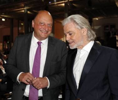 Olaf Glaeseker Dr Hermann Bühlbecker Owners Lambertz at Publisher S Night 2017 in the Telekom Hauptstadtrepraesentanz Berlin