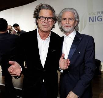 Florian Langenscheidt Dr Hermann Bühlbecker Sole owner Lambertz at Publisher S Night 2017 in the Telekom Hauptstadtrepraesentanz Berlin